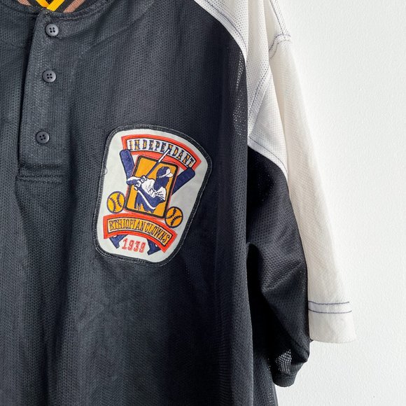 Vintage Underground Railroad Ethiopian Clowns NLB Baseball Mesh Jersey Sz XL - Picture 3 of 10